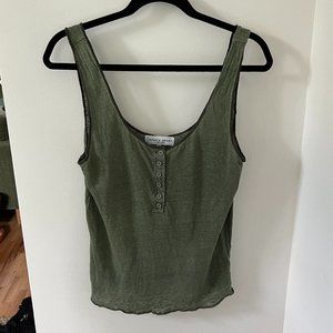 Apiece Apart Linen Tank - M